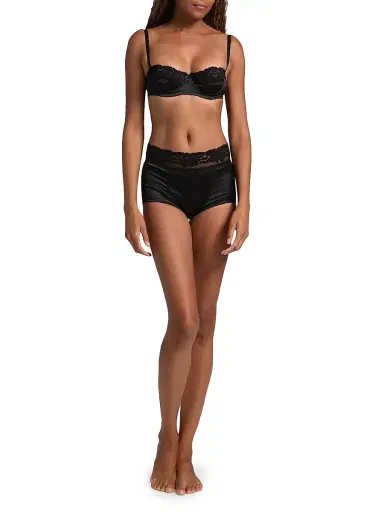 Dolce & Gabbana Women's Semi-Padded Balconette Bra - Black - Size XL | Thumbnail 2 Dolce & Gabbana Women's Semi-Padded Balconette Bra - Black - Size XL | Thumbnail 2
