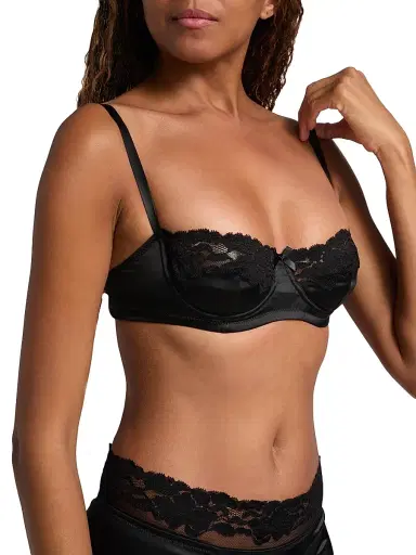 Dolce & Gabbana Women's Semi-Padded Balconette Bra - Black - Size XL | Thumbnail 5 Dolce & Gabbana Women's Semi-Padded Balconette Bra - Black - Size XL | Thumbnail 5