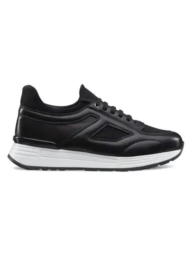 Stefano Ricci Men's Functional Calf Skin Sneakers - Black - Size 12 | Thumbnail 1 Stefano Ricci Men's Functional Calf Skin Sneakers - Black - Size 12 | Thumbnail 1