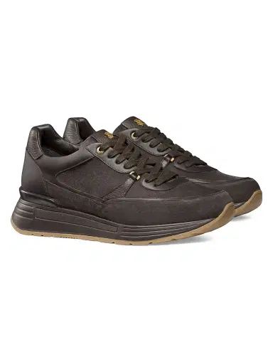 Stefano Ricci Men's Calf Leather Sneakers - Dark Brown - Size 11.5 | Thumbnail 2