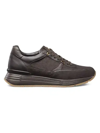 Stefano Ricci Men's Calf Leather Sneakers - Dark Brown - Size 11.5 | Thumbnail 1