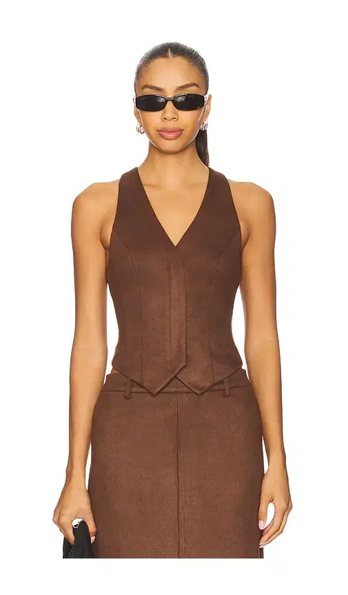 Bailey Faux Suede Vest
