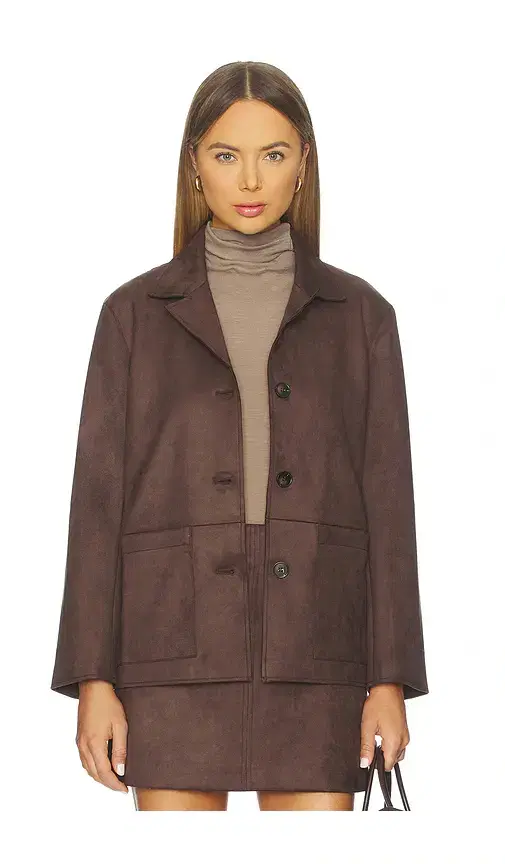 Elodie the Label Elodie Hayes Faux Suede Jacket