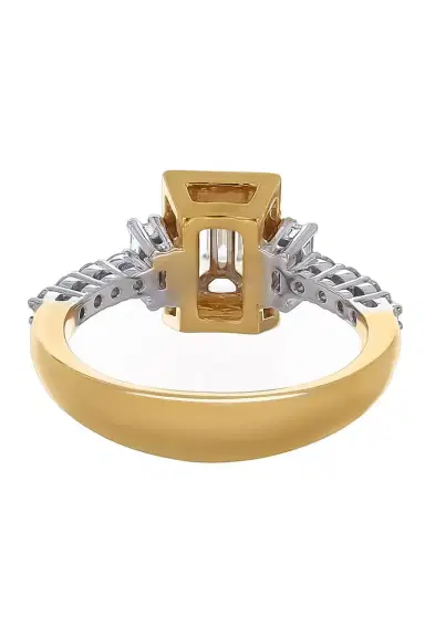 YEPREM Diamond Baguette Center Ring | Thumbnail 6