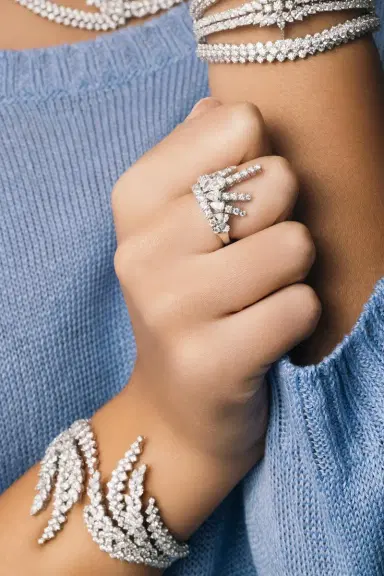 YEPREM Diamond Crown Ring | Thumbnail 4