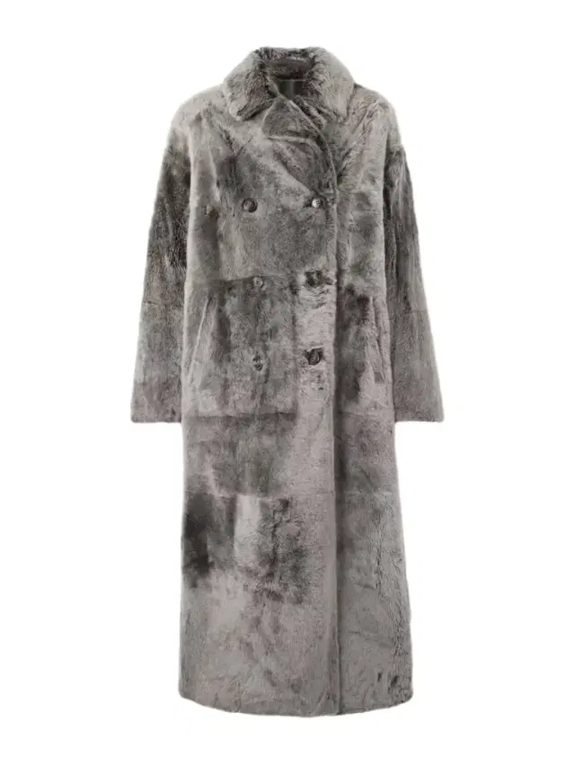 Double-breasted Shearling Coat