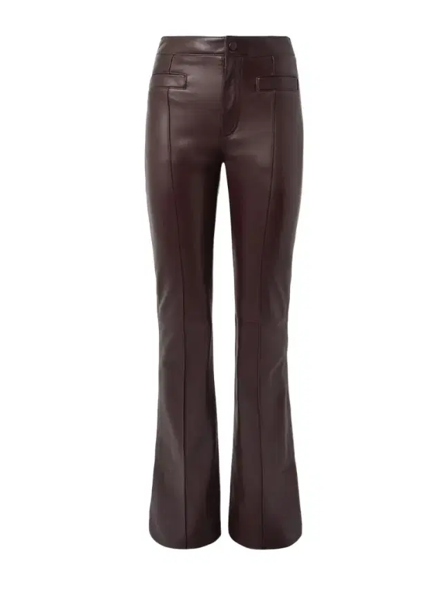 Leather Flared Pants