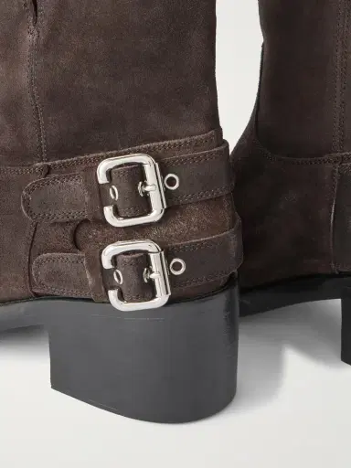 Chloé Dakota Buckled Suede Ankle Boots | Thumbnail 4