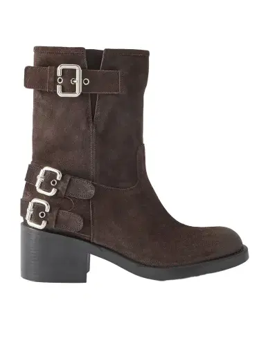Chloé Dakota Buckled Suede Ankle Boots | Thumbnail 1