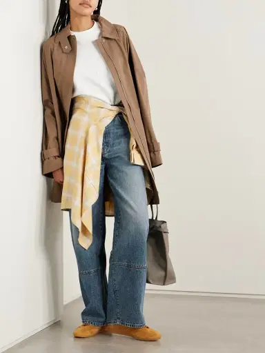 RÙADH The Rhone Paneled High-rise Barrel-leg Jeans | Thumbnail 2