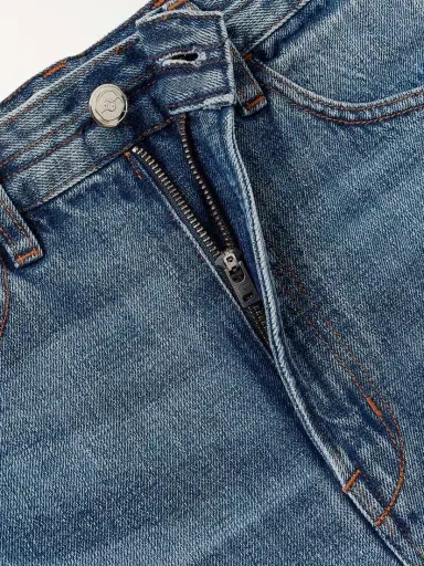 RÙADH The Rhone Paneled High-rise Barrel-leg Jeans | Thumbnail 5