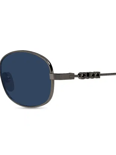 Gucci Men's Block 54MM Oval Sunglasses - Ruthenium | Thumbnail 3 Gucci Men's Block 54MM Oval Sunglasses - Ruthenium | Thumbnail 3