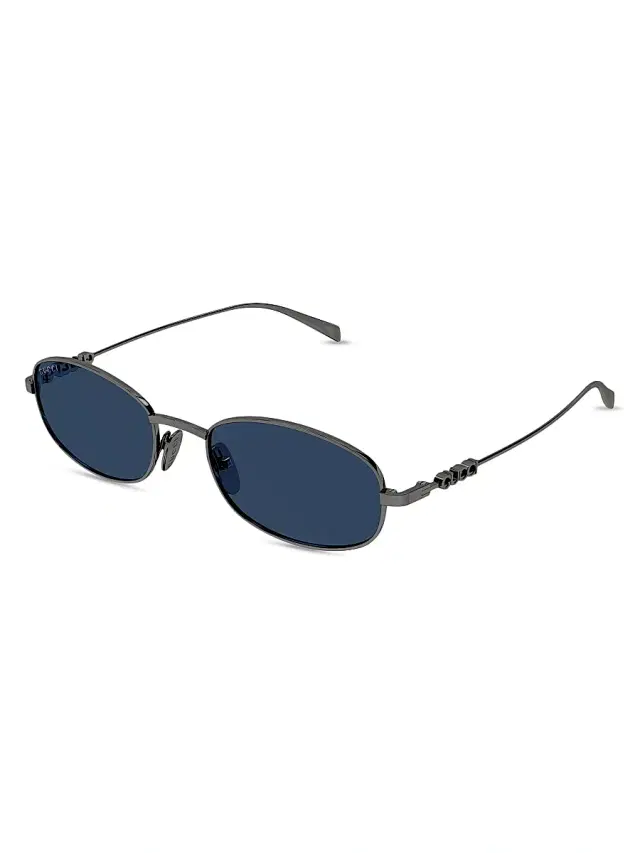 Men's Block 54MM Oval Sunglasses - Ruthenium