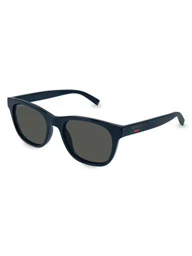 Gucci Men's Lines 54MM Square Sunglasses - Blue Black | Thumbnail 7 Gucci Men's Lines 54MM Square Sunglasses - Blue Black | Thumbnail 7