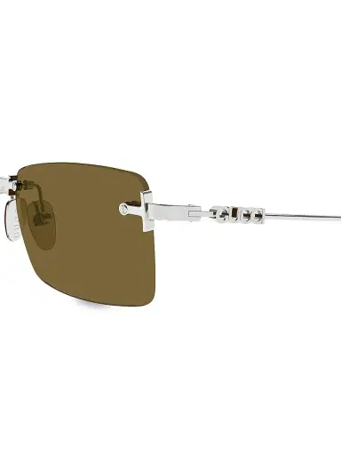 Gucci Men's Block 56MM Rectangular Sunglasses | Thumbnail 3 Gucci Men's Block 56MM Rectangular Sunglasses | Thumbnail 3