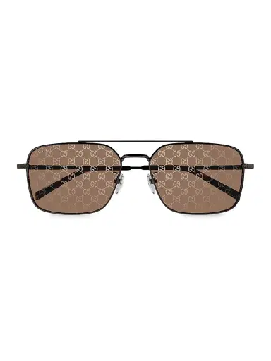 Gucci Men's Petit GG 58MM Aviator Sunglasses | Thumbnail 2 Gucci Men's Petit GG 58MM Aviator Sunglasses | Thumbnail 2