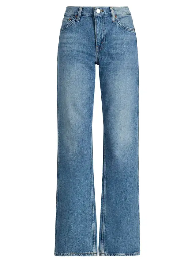 Women's 90s Medium Vain Mid-Rise Loose Jeans - Medium Vain