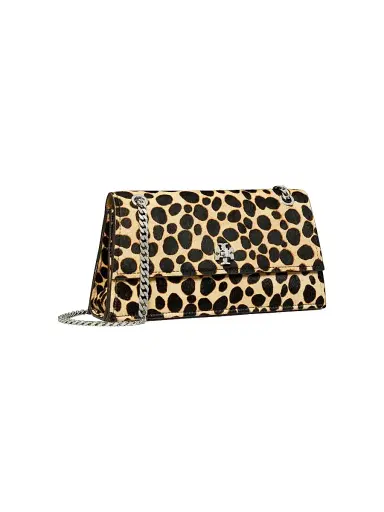 Tory Burch Women's Kira Leopard-Print Calf Hair Crossbody Bag | Thumbnail 3 Tory Burch Women's Kira Leopard-Print Calf Hair Crossbody Bag | Thumbnail 3