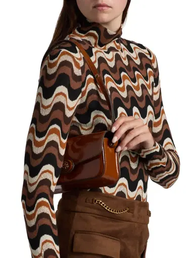 Ramy Brook Women's Swirl Prudence Geometric Top - Black Multi | Thumbnail 6
