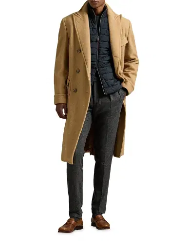 Polo Ralph Lauren Men's Merino Wool Quilted Zip-Front Jacket | Thumbnail 2 Polo Ralph Lauren Men's Merino Wool Quilted Zip-Front Jacket | Thumbnail 2