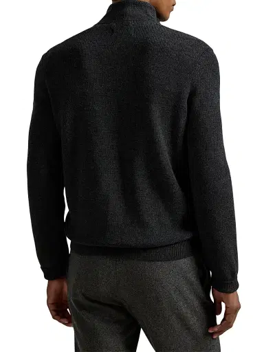 Polo Ralph Lauren Men's Merino Wool Quilted Zip-Front Jacket | Thumbnail 4 Polo Ralph Lauren Men's Merino Wool Quilted Zip-Front Jacket | Thumbnail 4