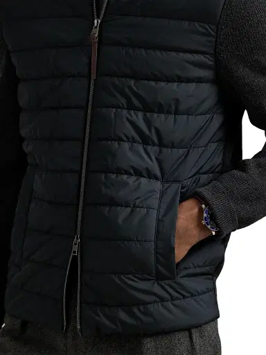 Polo Ralph Lauren Men's Merino Wool Quilted Zip-Front Jacket | Thumbnail 5 Polo Ralph Lauren Men's Merino Wool Quilted Zip-Front Jacket | Thumbnail 5