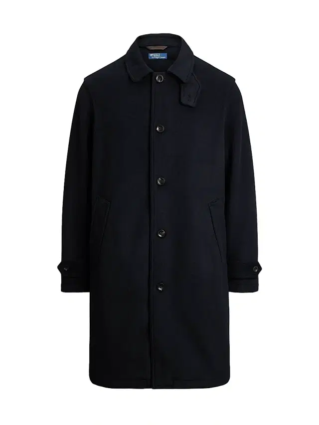 Polo Ralph Lauren Men's Double-Face Wool-Blend Overcoat - Collection Navy