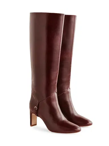 Reformation Women's Gaelle 75MM Leather Knee-High Boots - Ruby - Size 5.5 | Thumbnail 1 Reformation Women's Gaelle 75MM Leather Knee-High Boots - Ruby - Size 5.5 | Thumbnail 1