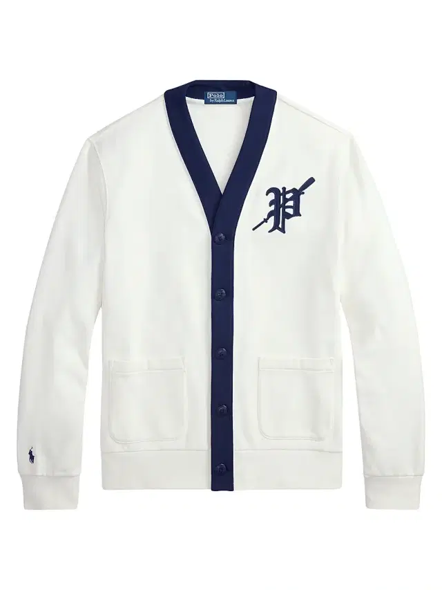 Men's Logo-Embroidered Striped Cardigan - Nevis