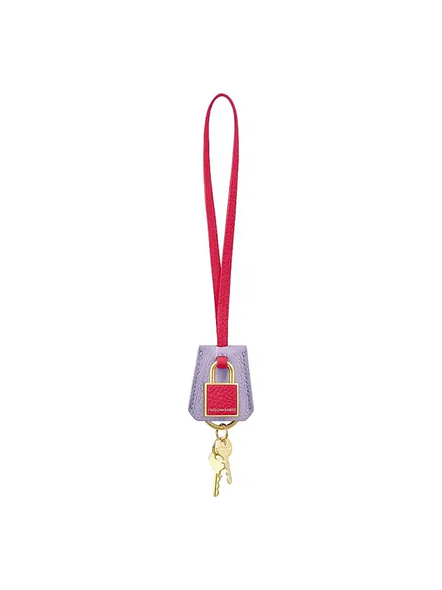Maison de Sabre Women's The SABRéMOJI Padlock Charm - Fuchsia Lavender