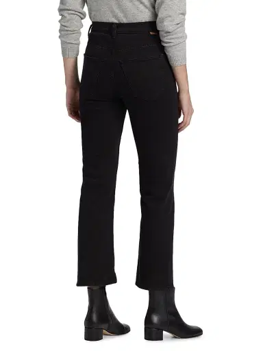 Jamie Haller Women's Kenickie Mid-Rise Ankle Jeans - Washed Black | Thumbnail 5 Jamie Haller Women's Kenickie Mid-Rise Ankle Jeans - Washed Black | Thumbnail 5