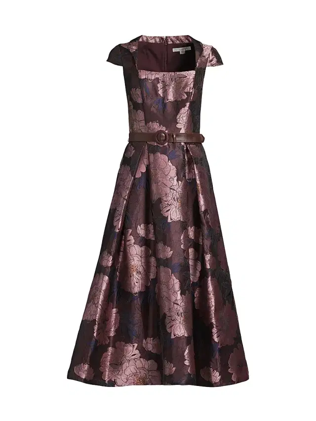 Kay Unger Women's Kinsley Tea-Length Dress - Primrose Multi