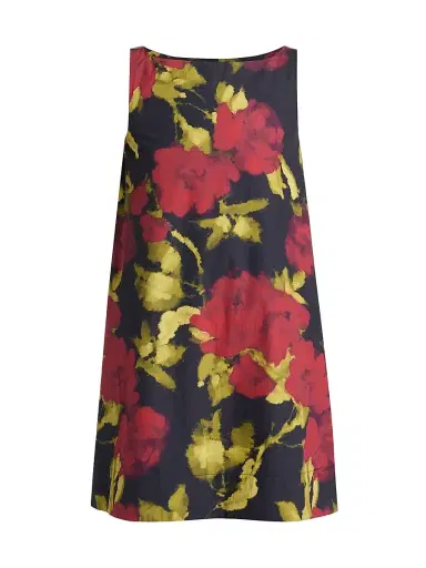 AZEEZA Women's Samiya Poplin Floral Minidress - Red Rose - Size XS | Thumbnail 1 AZEEZA Women's Samiya Poplin Floral Minidress - Red Rose - Size XS | Thumbnail 1