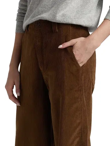 Jamie Haller Women's Off Duty Trousers - Camel - Size 2 | Thumbnail 6