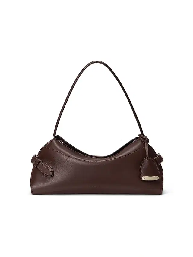 Women's Leather Shoulder Bag - Mocha