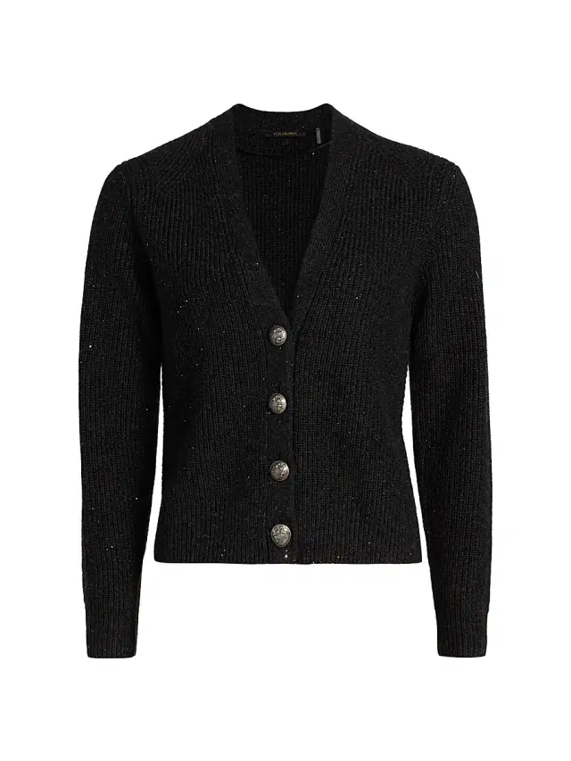 Kobi Halperin Women's Eddie V-Neck Cardigan - Dark Grey