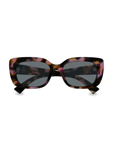 Gucci Women's GG Muse 55MM Square Sunglasses - Havana | Thumbnail 3
