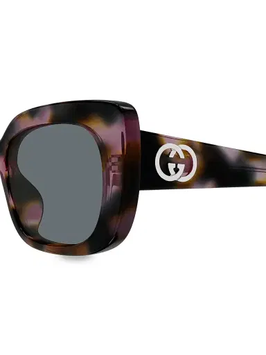 Gucci Women's GG Muse 55MM Square Sunglasses - Havana | Thumbnail 4