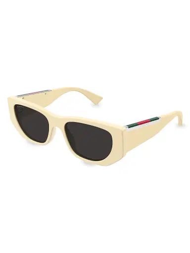 Gucci Women's Subtle Web 53MM Geometric Sunglasses - | Thumbnail 1