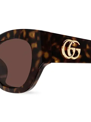 Gucci Women's GG Extruded 53MM Cat-Eye Sunglasses - Havana | Thumbnail 3