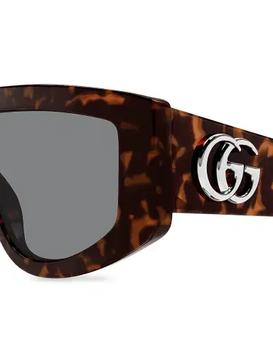 Gucci Women's GG Extruded 99MM Mask Sunglasses | Thumbnail 3 Gucci Women's GG Extruded 99MM Mask Sunglasses | Thumbnail 3