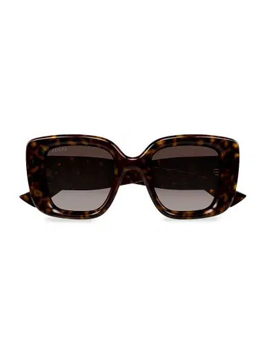 Gucci Women's GG Bag 50MM Butterfly Sunglasses - Havana | Thumbnail 2 Gucci Women's GG Bag 50MM Butterfly Sunglasses - Havana | Thumbnail 2