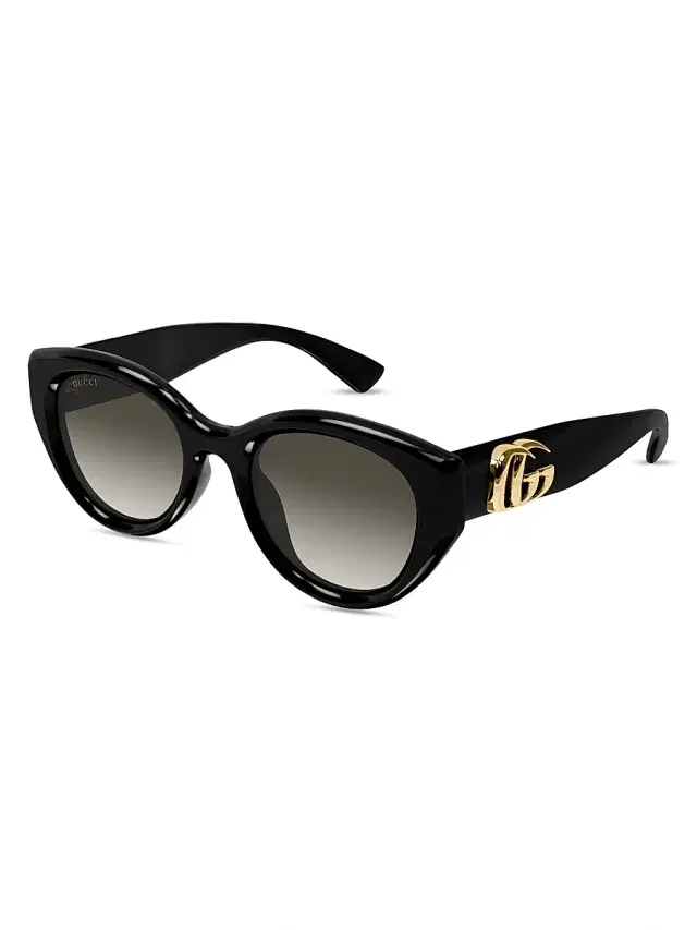 Gucci Women's GG Bag 52MM Round Sunglasses - Black