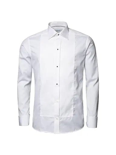 Eton Men's Contemporary-Fit Cotton Pique Tuxedo Shirt - White - Size 18 | Thumbnail 6 Eton Men's Contemporary-Fit Cotton Pique Tuxedo Shirt - White - Size 18 | Thumbnail 6