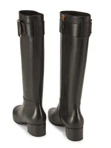 BALLY Women's Beloras Leather 40MM Long Boots - Black - Size 9.5 | Thumbnail 3 BALLY Women's Beloras Leather 40MM Long Boots - Black - Size 9.5 | Thumbnail 3