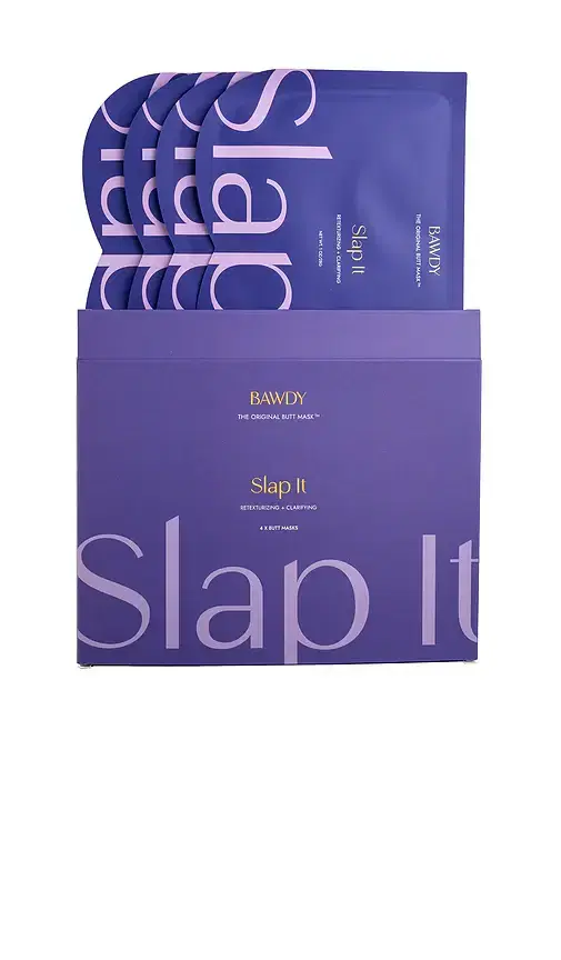 BAWDY Slap It Butt Sheet Mask 4 Pack