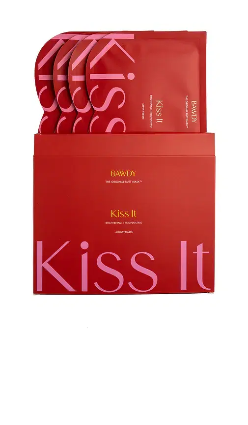 BAWDY Kiss It Butt Sheet Mask 4 Pack