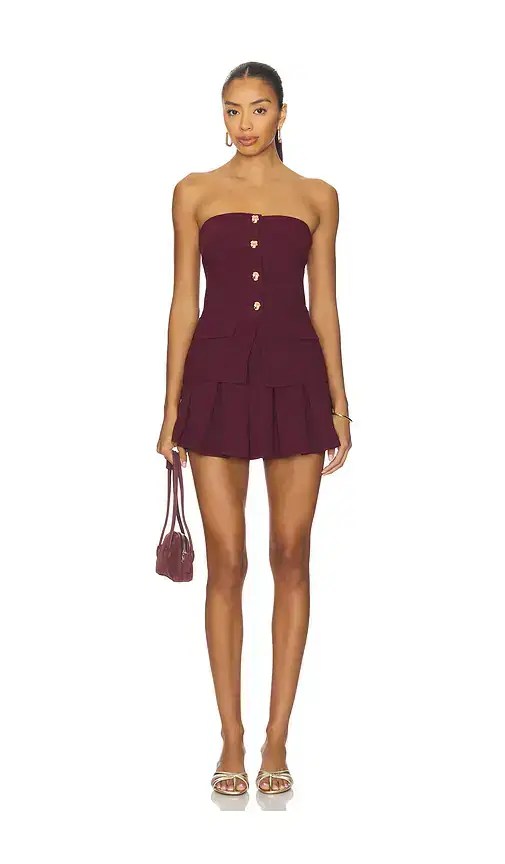 x REVOLVE Kourt Skort Romper