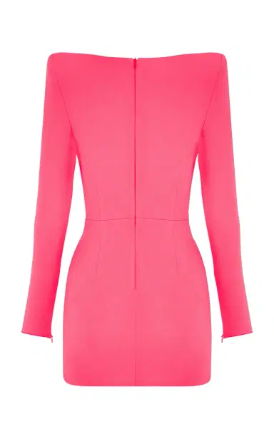 Alex Perry Grant Sweetheart-Neck Crepe Mini Dress | Thumbnail 3