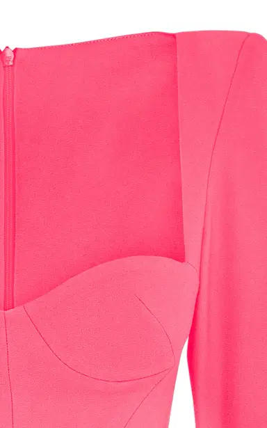 Alex Perry Grant Sweetheart-Neck Crepe Mini Dress | Thumbnail 4